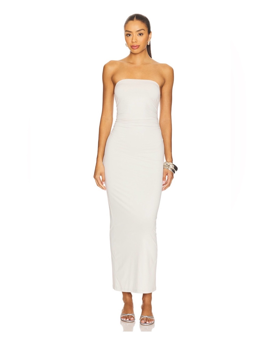 LIONESS heatwave maxi Dress in grey size M NEW